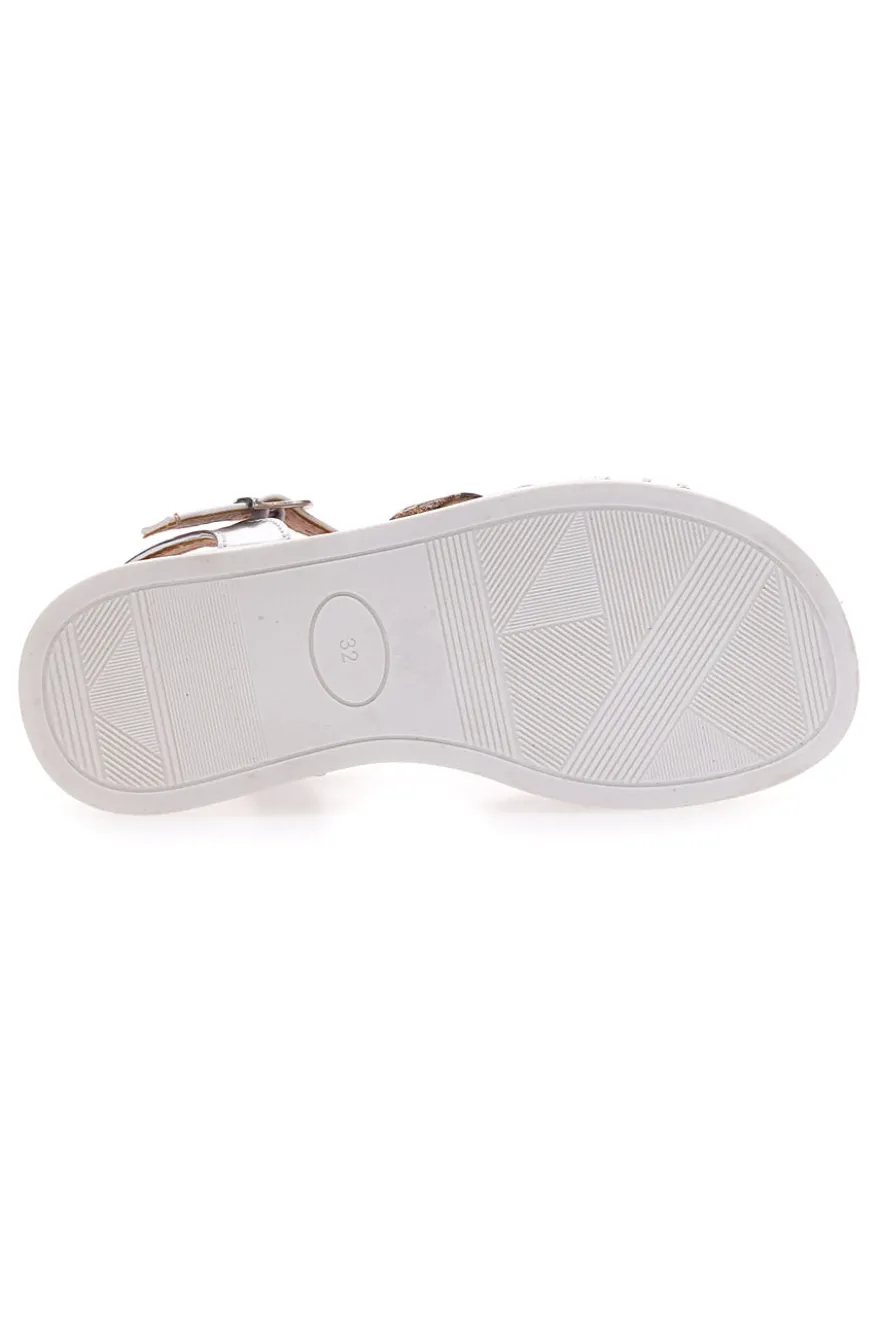 Sandalo bianco con cinturino SWEET YEARS 8360