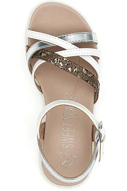 Sandalo bianco con cinturino SWEET YEARS 8360