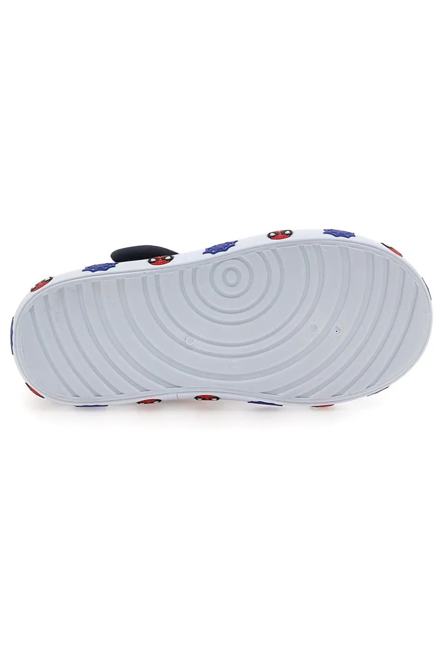 Sandalo da bimbo blu con fori frontali Spiderman R1310673T