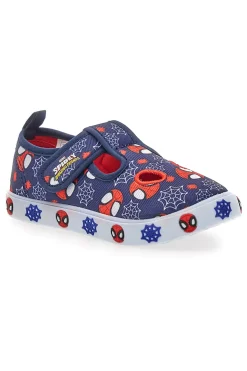 Sandalo da bimbo blu con fori frontali Spiderman R1310673T