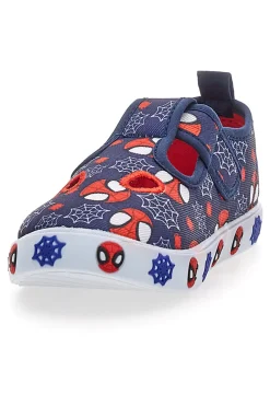 Sandalo da bimbo blu con fori frontali Spiderman R1310673T