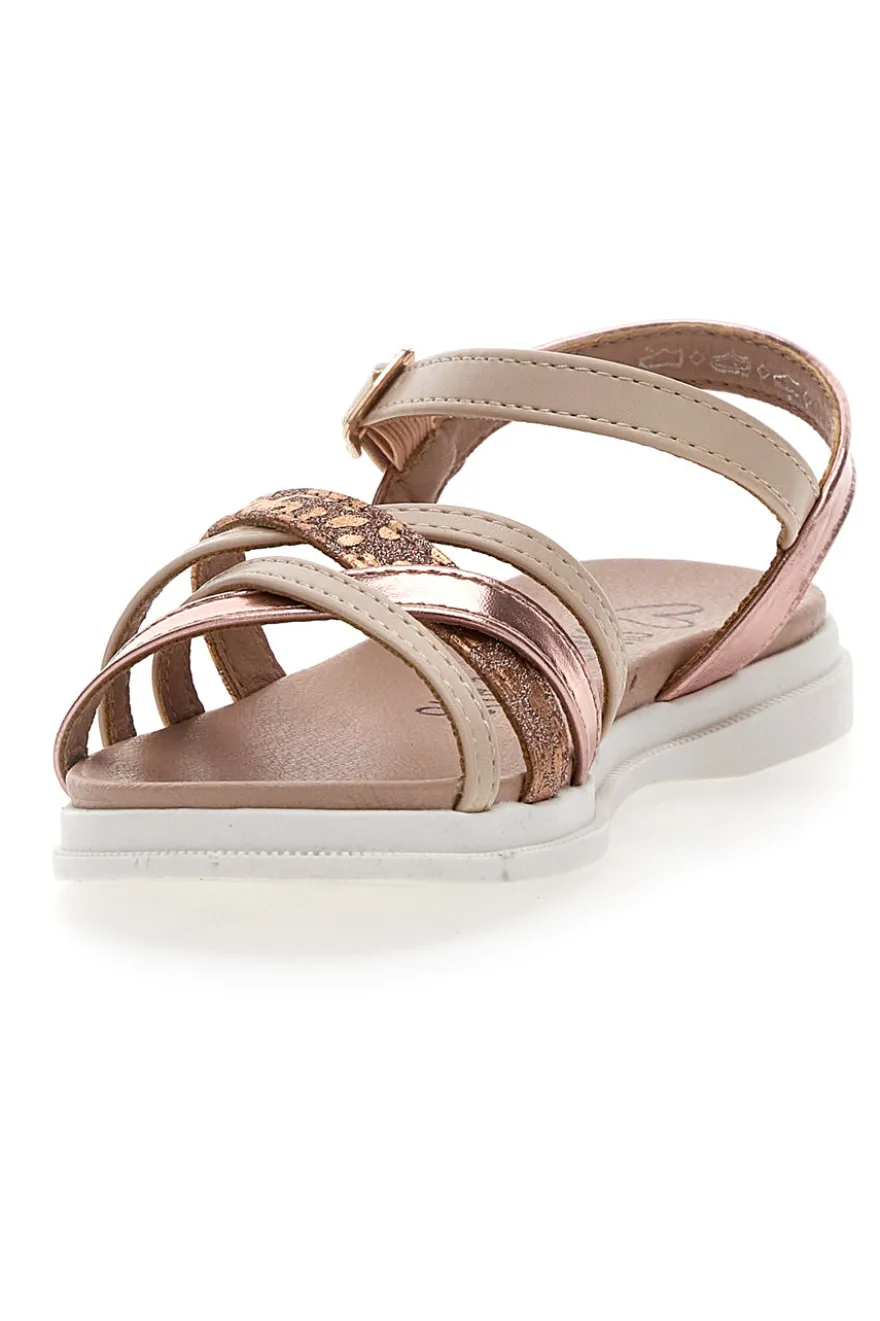 Sandalo dorato con cinturino SWEET YEARS 8360