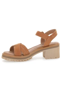 Sandalo in Pelle Cognac Pittarello Active 2302