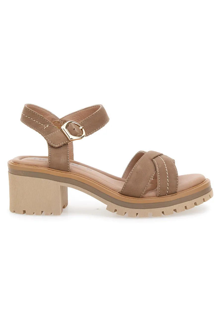 Sandalo in Pelle Marroni Pittarello Active 2302