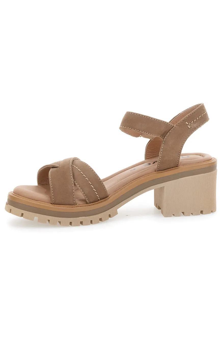 Sandalo in Pelle Marroni Pittarello Active 2302