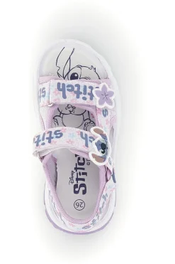 Sandalo lilla con luci e strappo con Stitch Lilo & stitch D6020227T