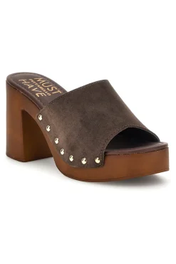 Sandalo marrone in pelle con tacco alto Pittarello Must Have 11934