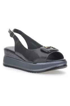 Sandalo Slingback Pittarello Glam 19418 Nero