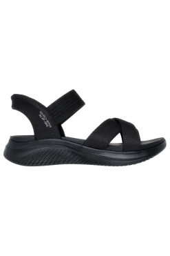 Sandalo Slingback Vegani neri Skechers Ultra Flex 3.0 - Never Better