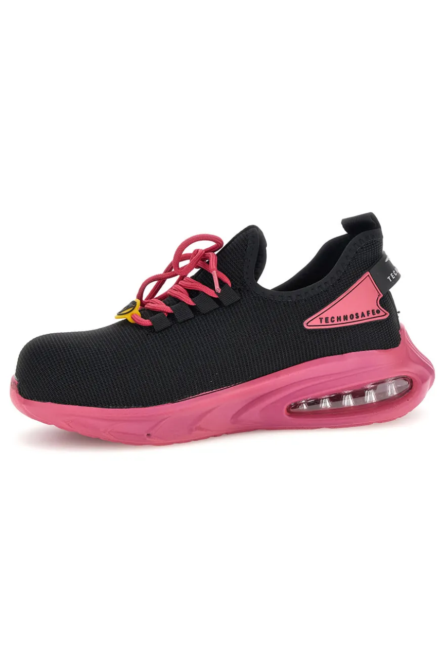 Scarpa Antinfortunistica Sneaker Nera e Fucsia Technosafe TSS2045S1PS1