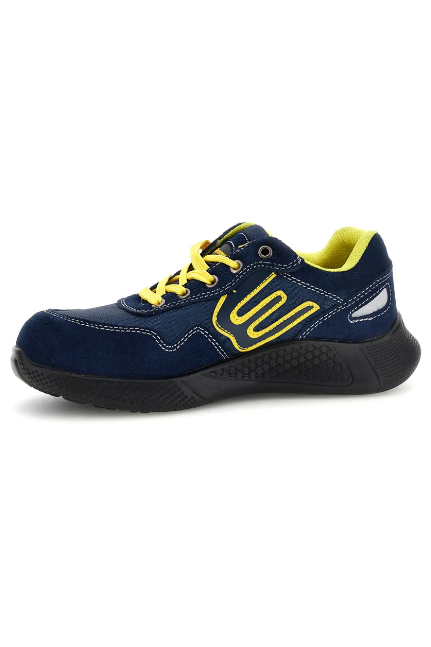Scarpa Antinfortunistica Sneaker Blu e Gialla Blue Star BS180
