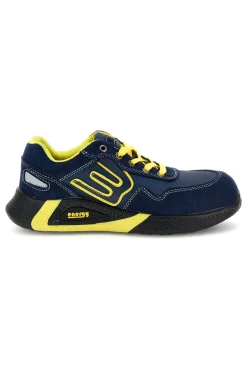 Scarpa Antinfortunistica Sneaker Blu e Gialla Blue Star BS180