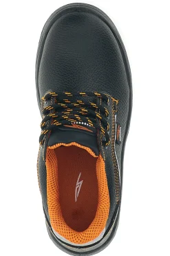 Scarpa Antinfortunistica Bassa Nera con Dettagli Arancio Technosafe TSS2002S1P