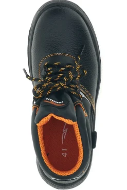 Scarpa Antinfortunistica Nera con Dettagli Arancio Technosafe TSS2001 S1P