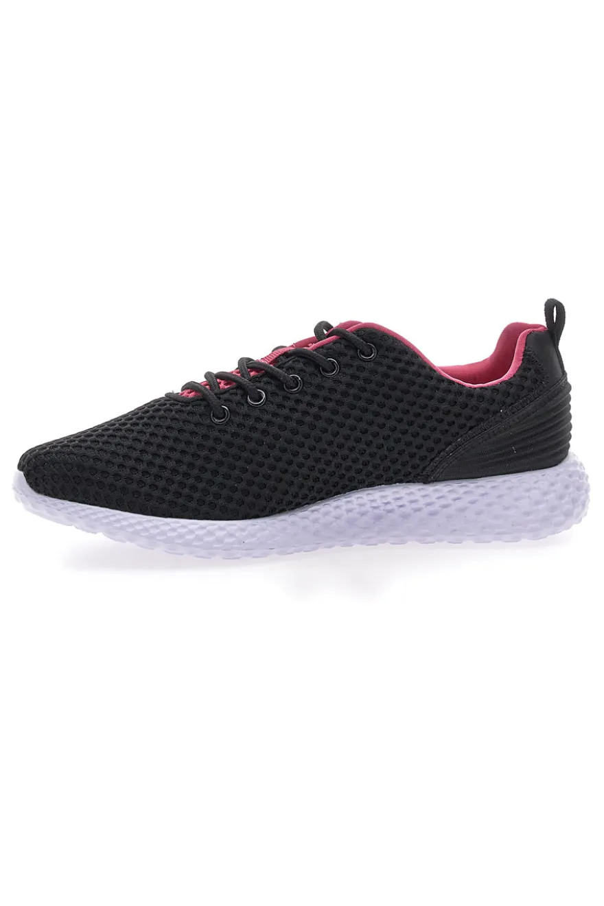 Scarpa da running nera con dettagli rosa CHAMPION SPRINT