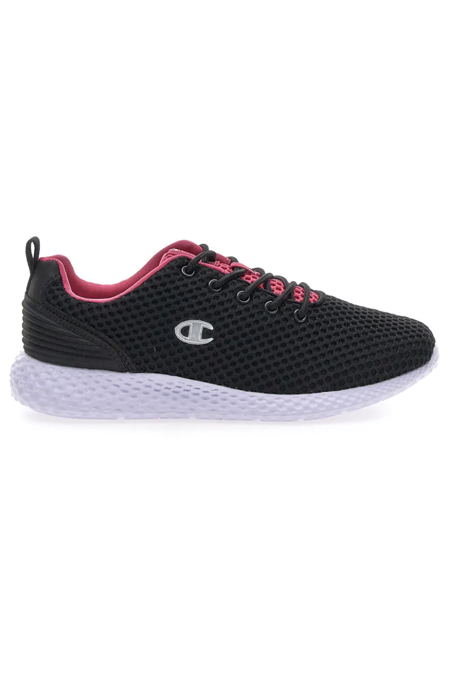 Scarpa da running nera con dettagli rosa CHAMPION SPRINT