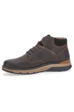 Scarpa Stringata Alta In Vera Pelle Marrone Altemberg 2432