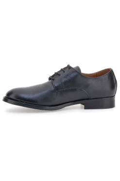 Scarpa Stringata Nera in Vera Pelle PITTARELLO 506