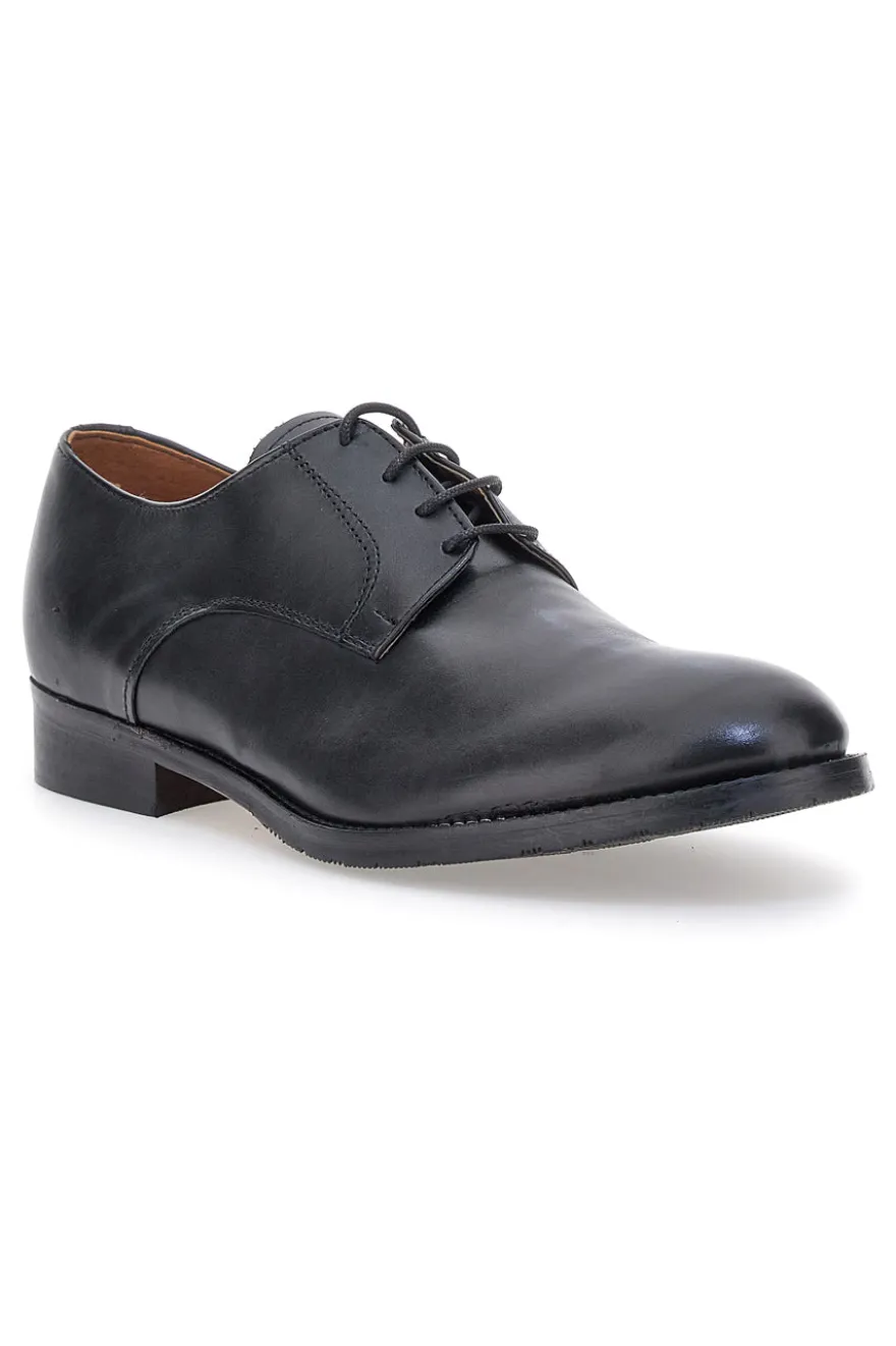 Scarpa Stringata Nera in Vera Pelle PITTARELLO 506