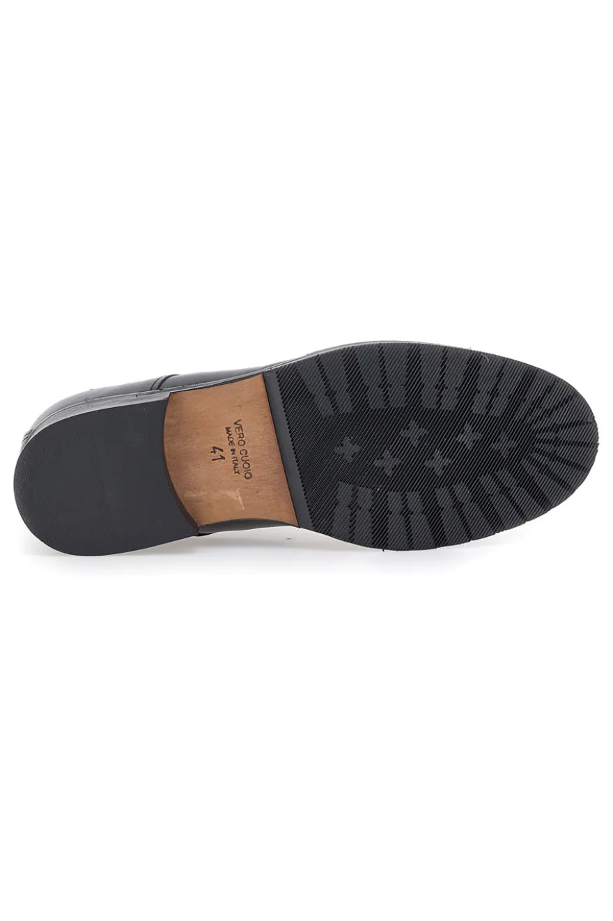 Scarpa Stringata Nera in Vera Pelle PITTARELLO 506