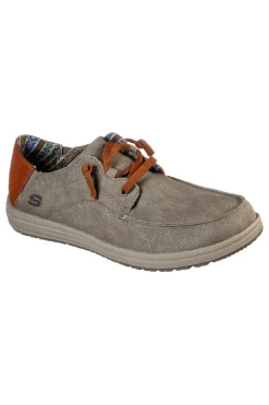 Scarpa Stringata Taupe SKECHERS GOwalk Relaxed Fit - Idyllic