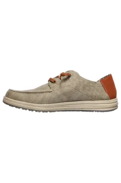 Scarpa Stringata Taupe SKECHERS GOwalk Relaxed Fit - Idyllic