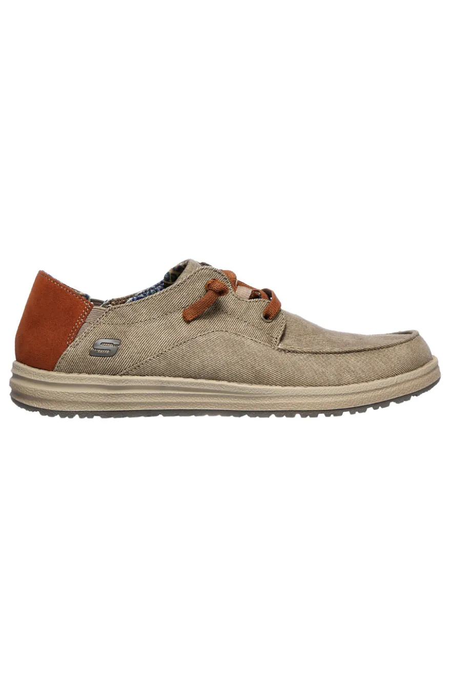 Scarpa Stringata Taupe SKECHERS GOwalk Relaxed Fit - Idyllic