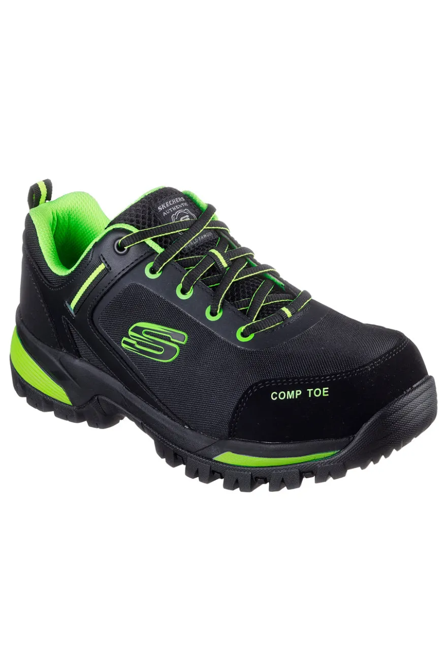Scarpe Antinfortunistica Nere e Verde Skechers Work: Gatlon - Strigax S3L FO