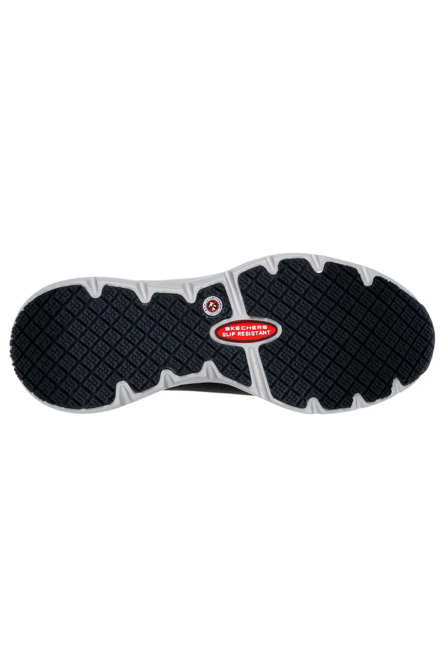 Scarpe Antinfortunistica Nere e Grigie Skechers Work Slip-Resistant: Arch Fit - Ebinal S3 SRC
