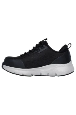 Scarpe Antinfortunistica Nere e Grigie Skechers Work Slip-Resistant: Arch Fit - Ebinal S3 SRC