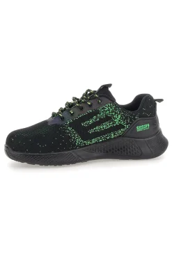 Scarpe antinfortunistiche nero e verde Blu star 170 S3S SR