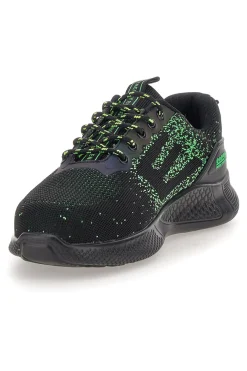 Scarpe antinfortunistiche nero e verde Blu star 170 S3S SR