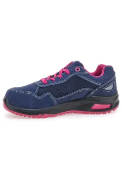 Scarpe antinfortunistiche blu fucsia Black Shoot PK24583 S1PL