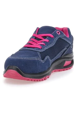 Scarpe antinfortunistiche blu fucsia Black Shoot PK24583 S1PL
