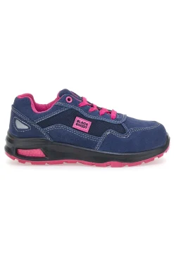 Scarpe antinfortunistiche blu fucsia Black Shoot PK24583 S1PL