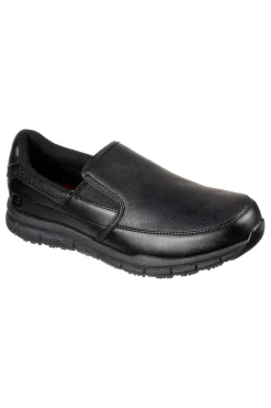 Scarpe Antinfortunistiche Nere SKECHERS Work Relaxed Fit: Nampa - Groton OB FO SRC