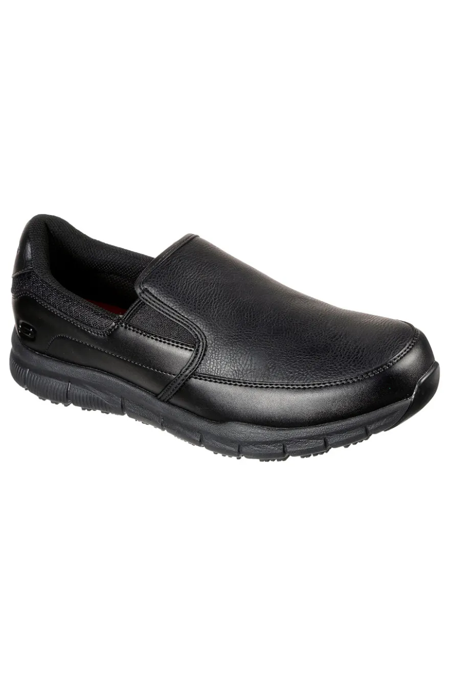 Scarpe Antinfortunistiche Nere SKECHERS Work Relaxed Fit: Nampa - Groton OB FO SRC