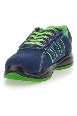Scarpe antinfortunistiche ottanio in pelle Blue star 80 S1P SR