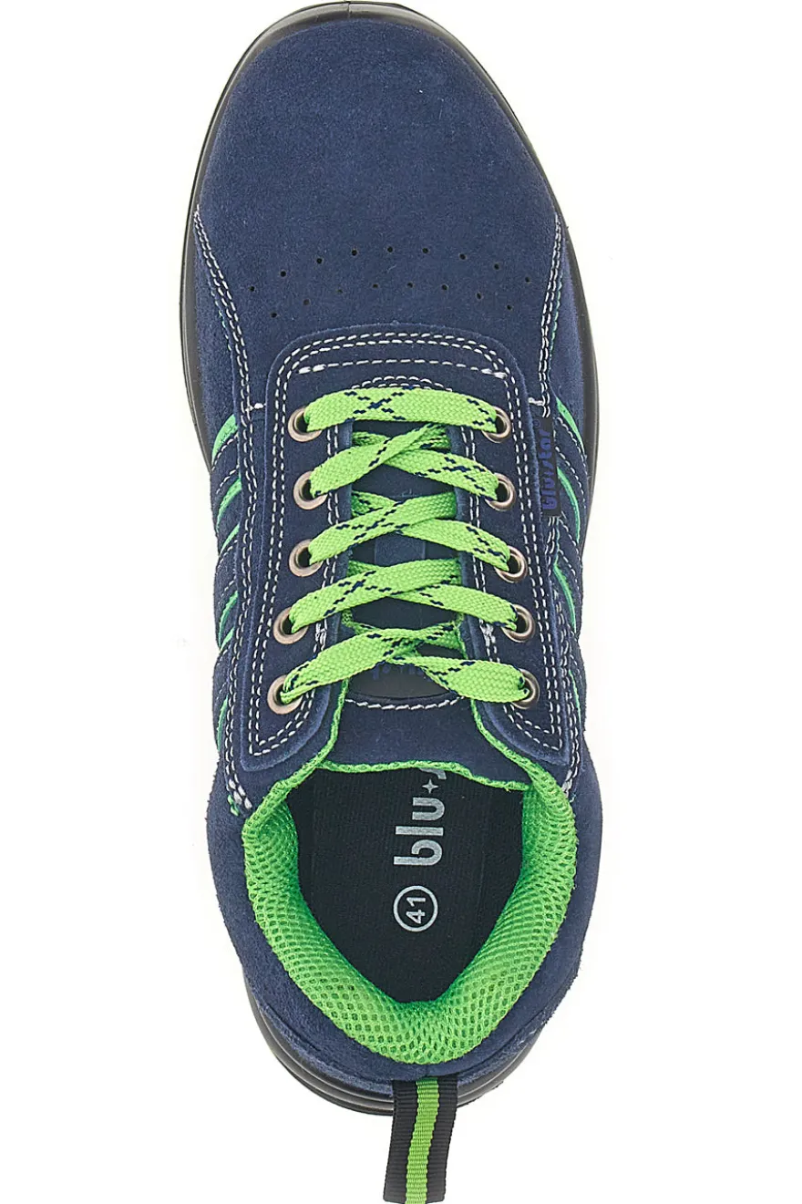 Scarpe antinfortunistiche ottanio in pelle Blue star 80 S1P SR