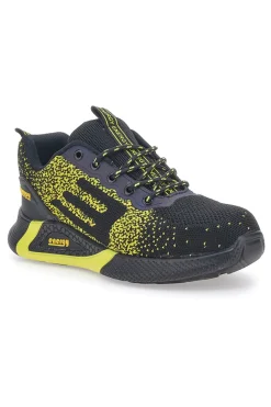 Scarpe antinfortunistiche nere e gialle S3S WR SR antistatiche Blue star BS170
