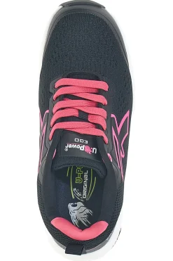 Scarpe antinfortunistiche nero e rosa U power Maya ESD S1PS HI HRO FO SR