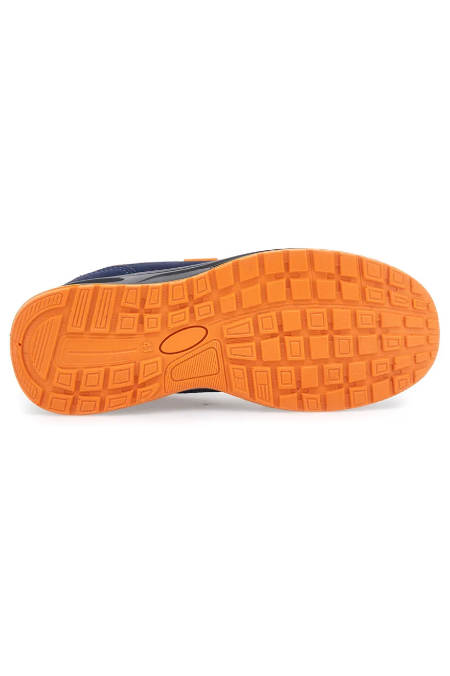 Scarpe antinfortunistiche blu arancioni Black Shoot PK24864 S1PL