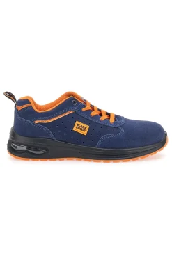 Scarpe antinfortunistiche blu arancioni Black Shoot PK24864 S1PL