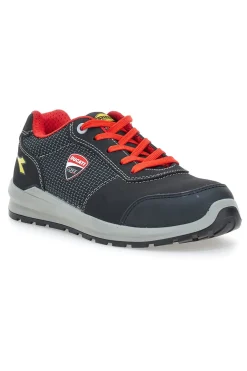 Scarpe antinfortunistiche nere S3S FO SR SC MET FREE traspiranti Diadora Speedy Race Low