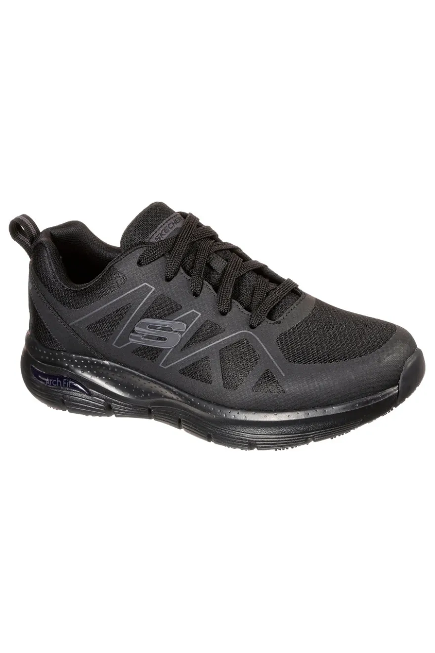 Scarpe Antinfortunistiche Nere SKECHERS Work: Arch Fit® SR - Axtell OB A FO SRC ESD