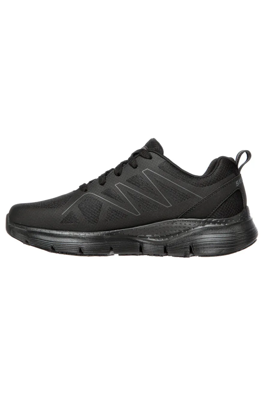 Scarpe Antinfortunistiche Nere SKECHERS Work: Arch Fit® SR - Axtell OB A FO SRC ESD