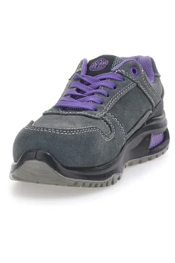 Scarpe antinfortunistiche grigio viola in pelle Sevenoaks PK23163 S1 P FO SR