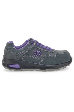 Scarpe antinfortunistiche grigio viola in pelle Sevenoaks PK23163 S1 P FO SR