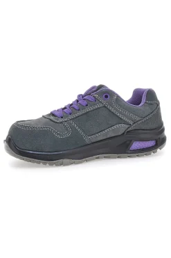 Scarpe antinfortunistiche grigio viola in pelle Sevenoaks PK23163 S1 P FO SR
