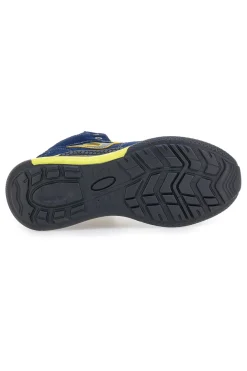 Scarpe antinfortunistiche alte blu inserti fluo S1P Blue energy BS195 S1PS SR